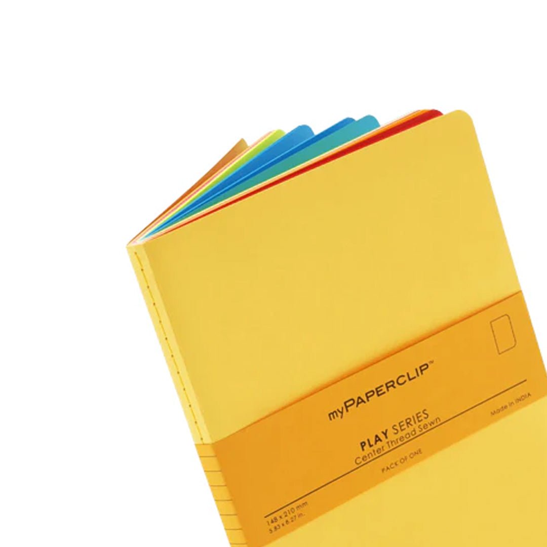 MyPAPERCLIP Play Series A5 Ruled Notebook - SCOOBOO - PSCS192A5 - R Yellow - Ruled