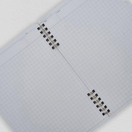 Nakabayashi Logical Prime Wire Bound Grid Ruled Notebook - SCOOBOO - LGC_PRI_WRBND_NB_GRID_NWA404SB - Ruled