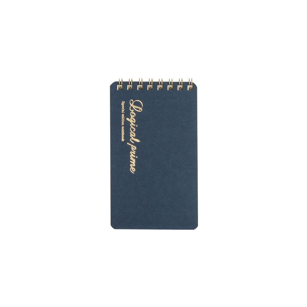 Nakabayashi Logical Prime Wire Bound Line Ruled A7 Notepad - SCOOBOO - LGC_PRI_WRBND_NB_LINE6MM_NWSA701B - Notepads