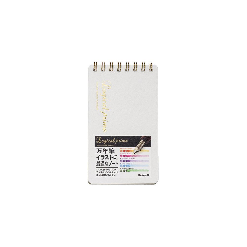 Nakabayashi Logical Prime Wire Bound Plain A7 Notepad - SCOOBOO - LGC_PRI_WRBND_NB_PLN_NWSA701W - Notepads