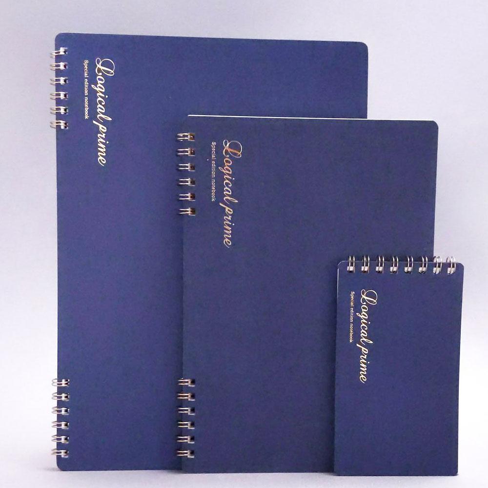 Nakabayashi Logical Prime Wire Bound Plain A7 Notepad - SCOOBOO - LGC_PRI_WRBND_NB_PLN_NWSA701W - Notepads