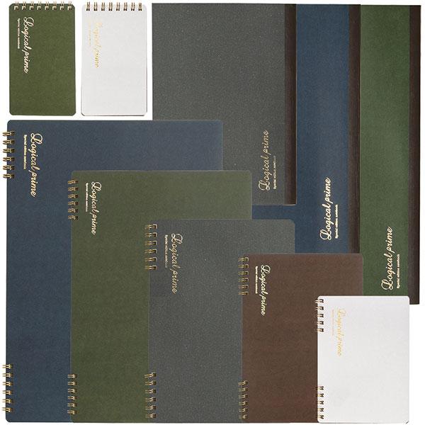 Nakabayashi Logical Prime Wire Bound Plain A7 Notepad - SCOOBOO - LGC_PRI_WRBND_NB_PLN_NWSA701W - Notepads