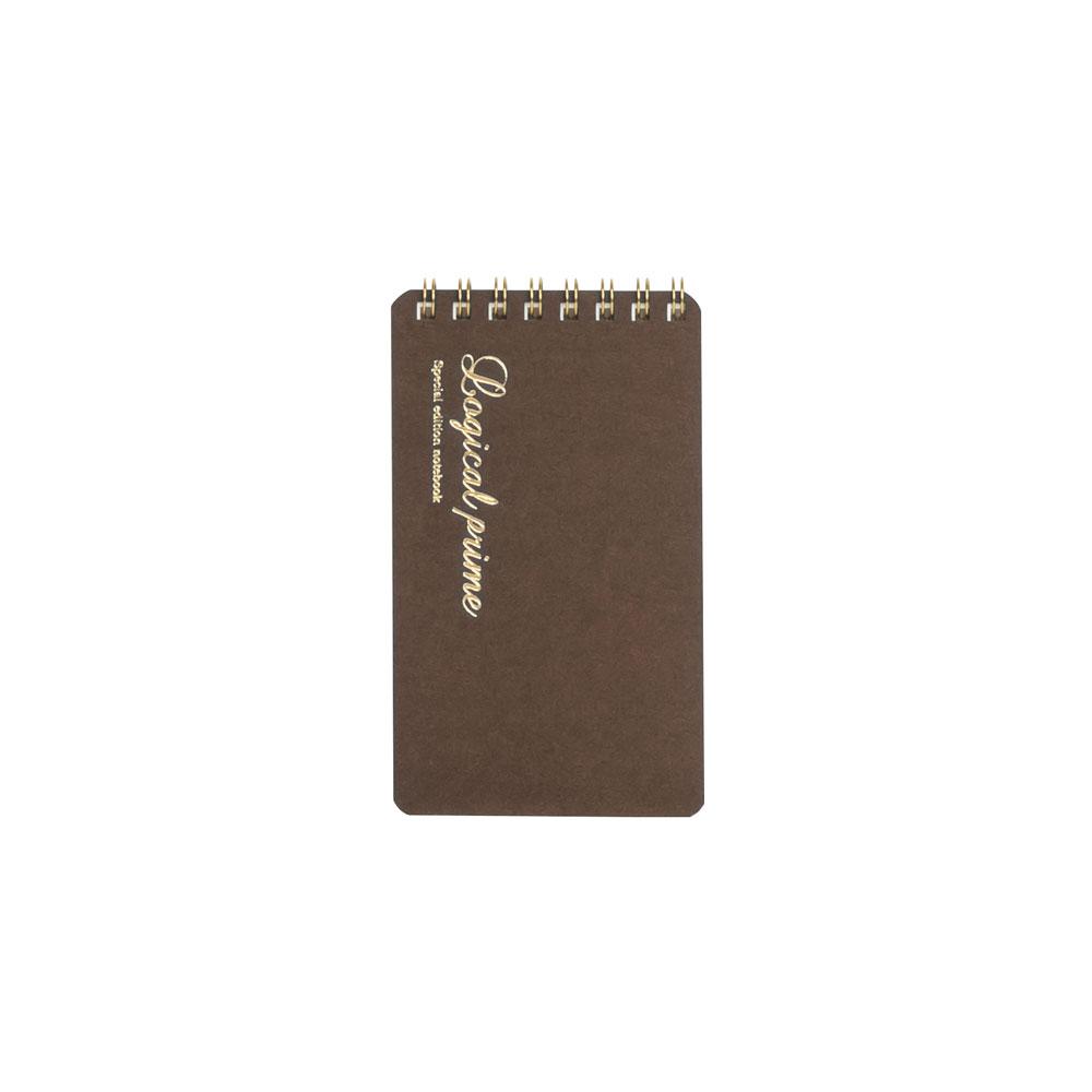 Nakabayashi Logical Prime Wire Bound Ruled A7 Notepad - SCOOBOO - LGC_PRI_WRBND_NB_DOT_NWSA701PT - Notepads