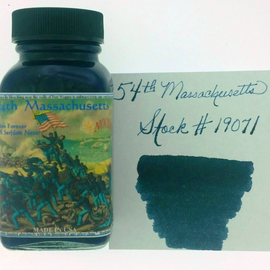 Noodler's Ink Bottle (54th Massachusetts - 88 ML) 19071 - SCOOBOO - NL_INKBTL_54TH_88ML_19071 - Ink