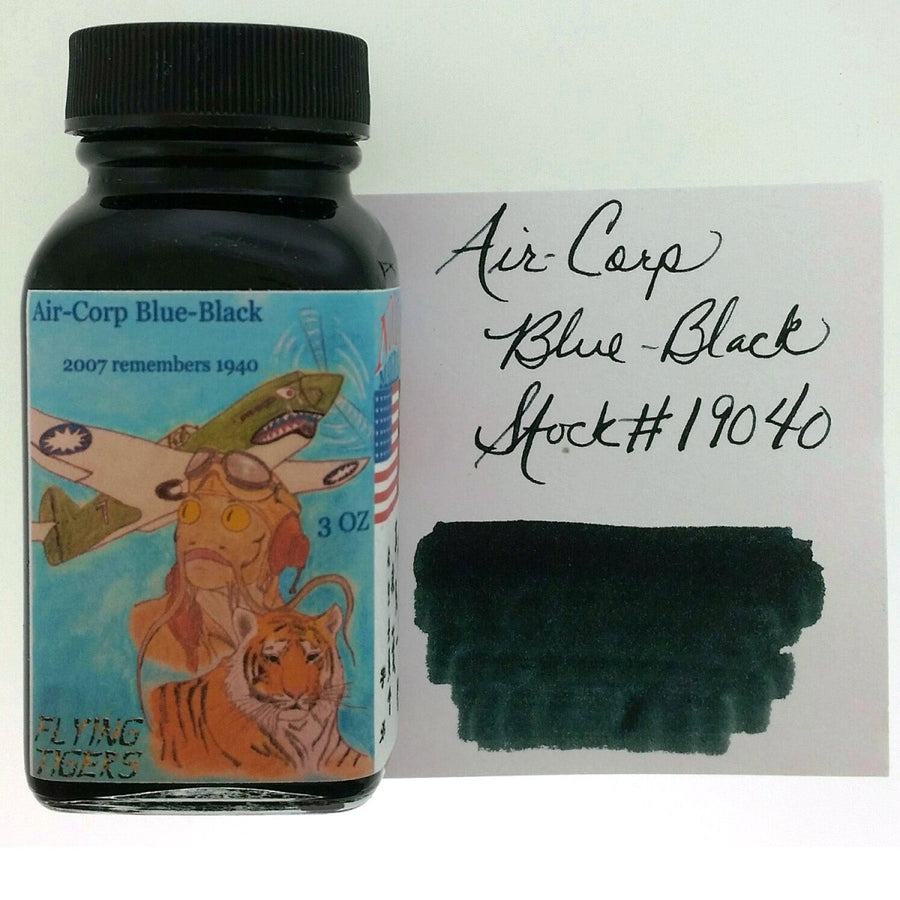 Noodler's Ink Bottle (Aircorp Blue-Black - 88 ML) 19040 - SCOOBOO - NL_INKBTL_AIRCORP_88ML_19040 - Ink