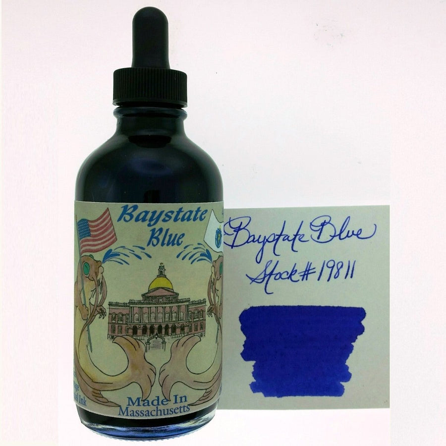 Noodler's Ink Bottle (Baystate Blue - 133 ML) 19811 - SCOOBOO - NL_INKBTL_BAYSTATE_133ML_19811 - Ink