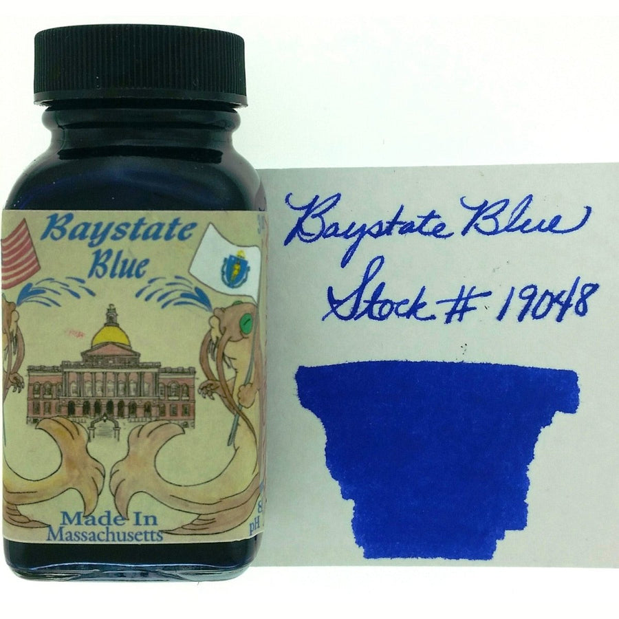 Noodler's Ink Bottle (Baystate Blue - 88 ML) 19048 - SCOOBOO - NL_INKBTL_BAYSTATE_88ML_19048 - Ink