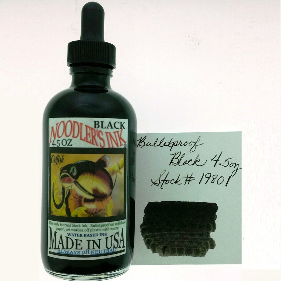Noodler's Ink Bottle (Black - 133 ML) 19801 - SCOOBOO - NL_INKBTL_BLACK_133ML_19801 - Ink