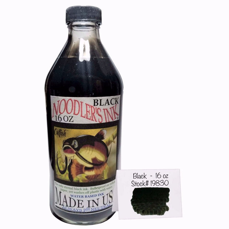 Noodler's Ink Bottle (Black - 475 ML) 19830 - SCOOBOO - NL_INKBTL_BLACK_475ML_19830 - Ink