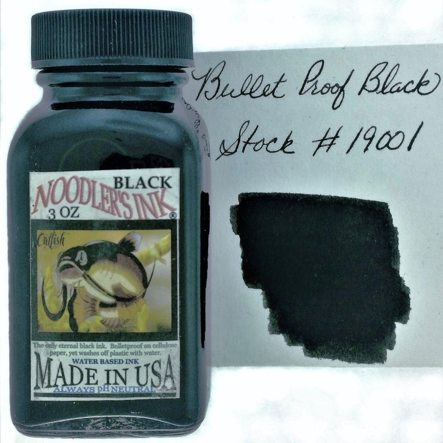 Noodler's Ink Bottle (Black - 88 ML) 19001 - SCOOBOO - NL_INKBTL_BLACK_88ML_19001 - Ink