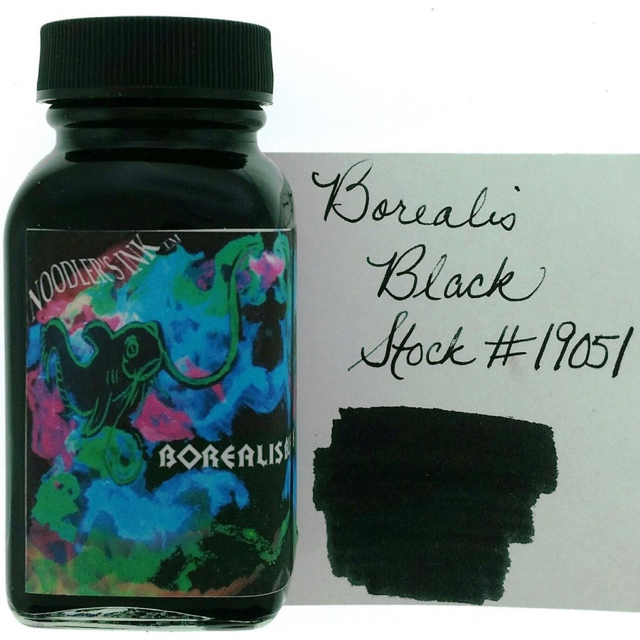 Noodler's Ink Bottle (Borealis Black - 88 ML) 19051 - SCOOBOO - NL_INKBTL_BOREALIS_88ML_19051 - Ink