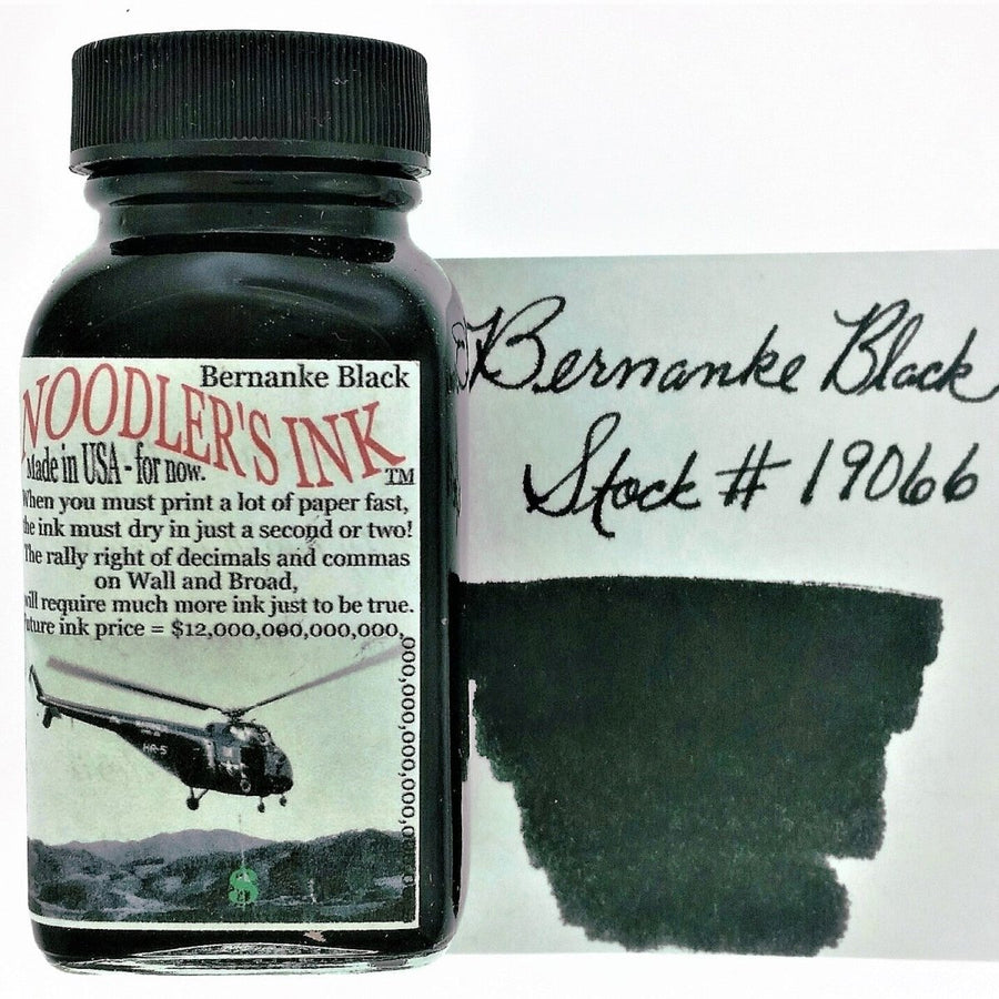 Noodler's Ink Bottle (Brevity Black - 88 ML) 19066 - SCOOBOO - NL_INKBTL_BERNKE_BLACK_88ML_19066 - Ink