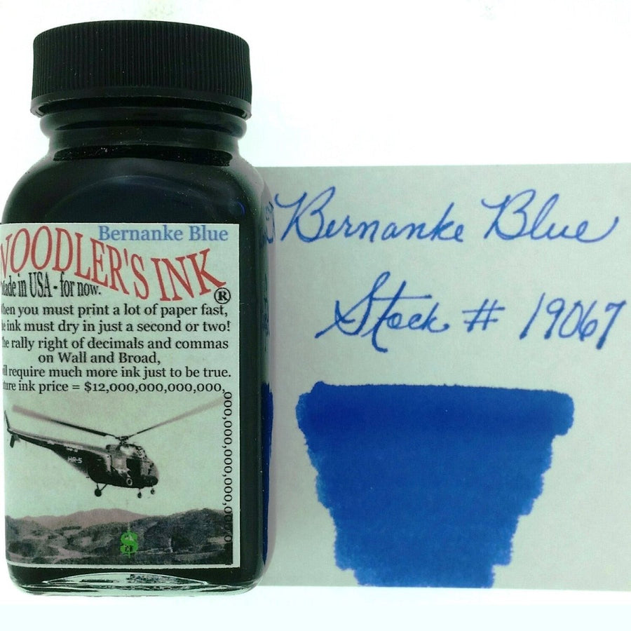 Noodler's Ink Bottle (Brevity Blue - 88 ML) 19067 - SCOOBOO - NL_INKBTL_BERNKE_BLUE_88ML_19067 - Ink