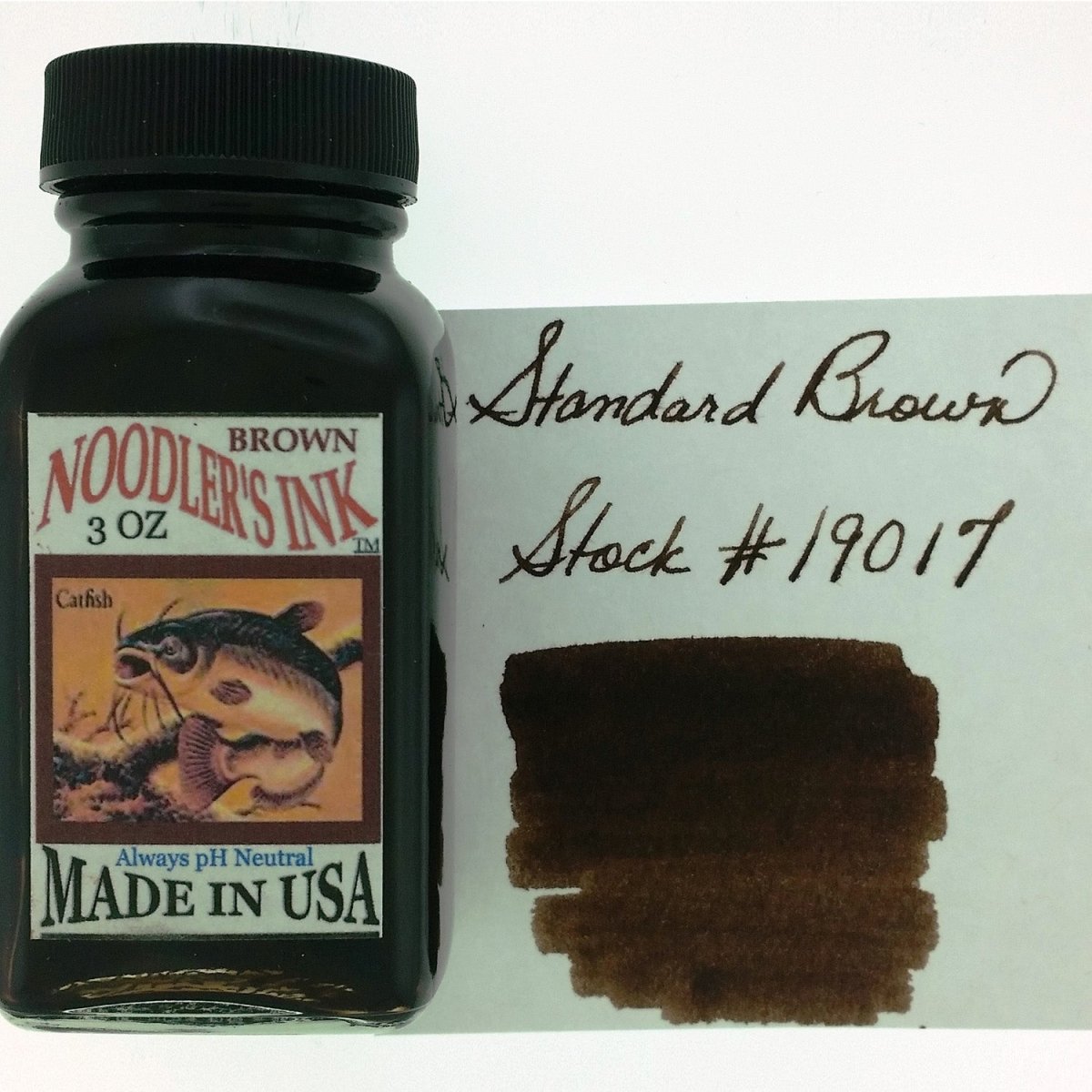 Noodler's Ink Bottle (Brown - 88 ML) 19017 - SCOOBOO - NL_INKBTL_BROWN_88ML_19017 - Ink