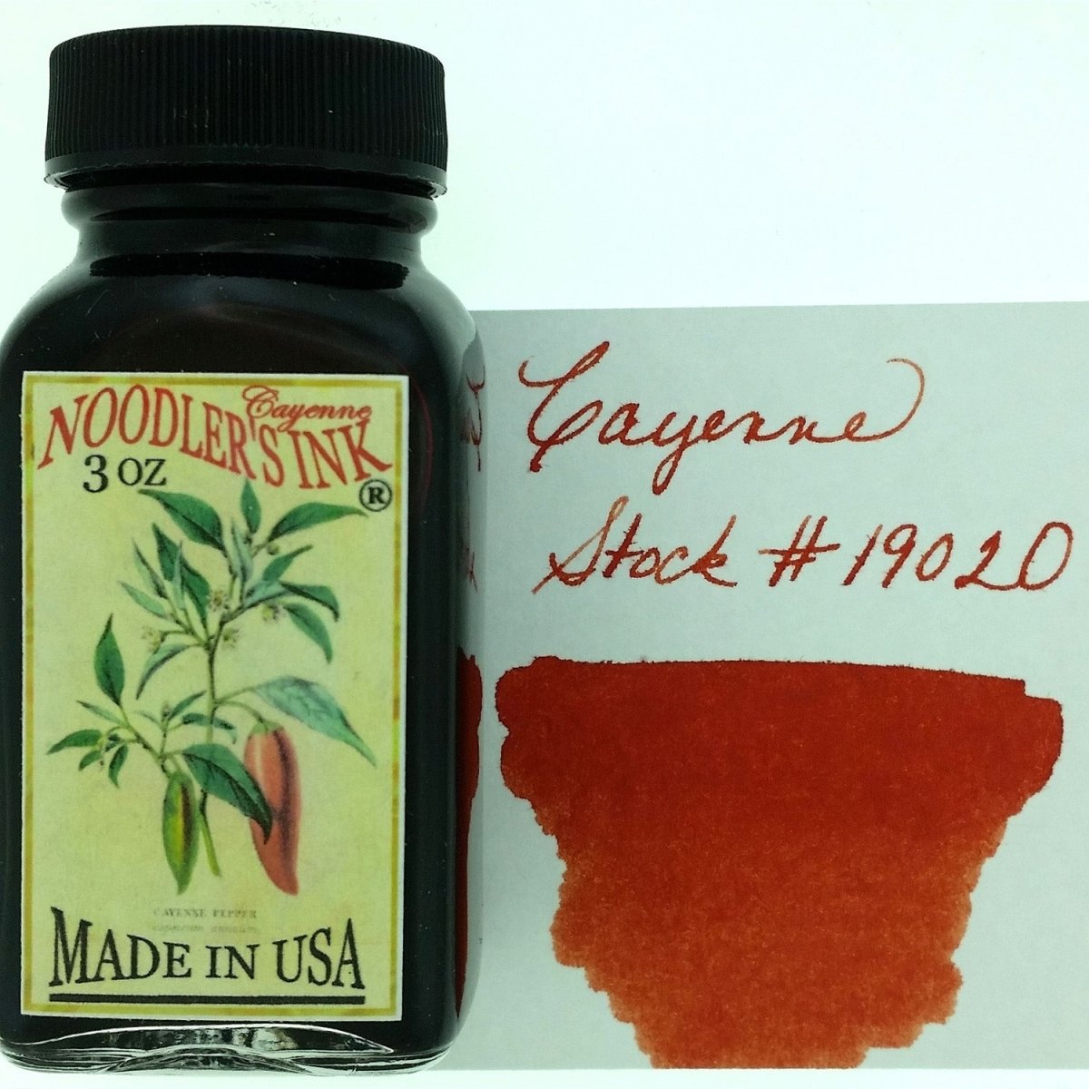 Noodler's Ink Bottle (Cayenne - 88 ML) 19020 - SCOOBOO - NL_INKBTL_CAYENNE_88ML_19020 - Ink