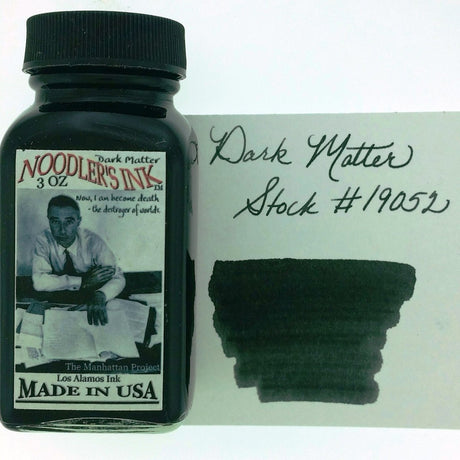 Noodler's Ink Bottle (Dark Matter - 88 ML) 19052 - SCOOBOO - NL_INKBTL_NUKE_88ML_19052 - Ink