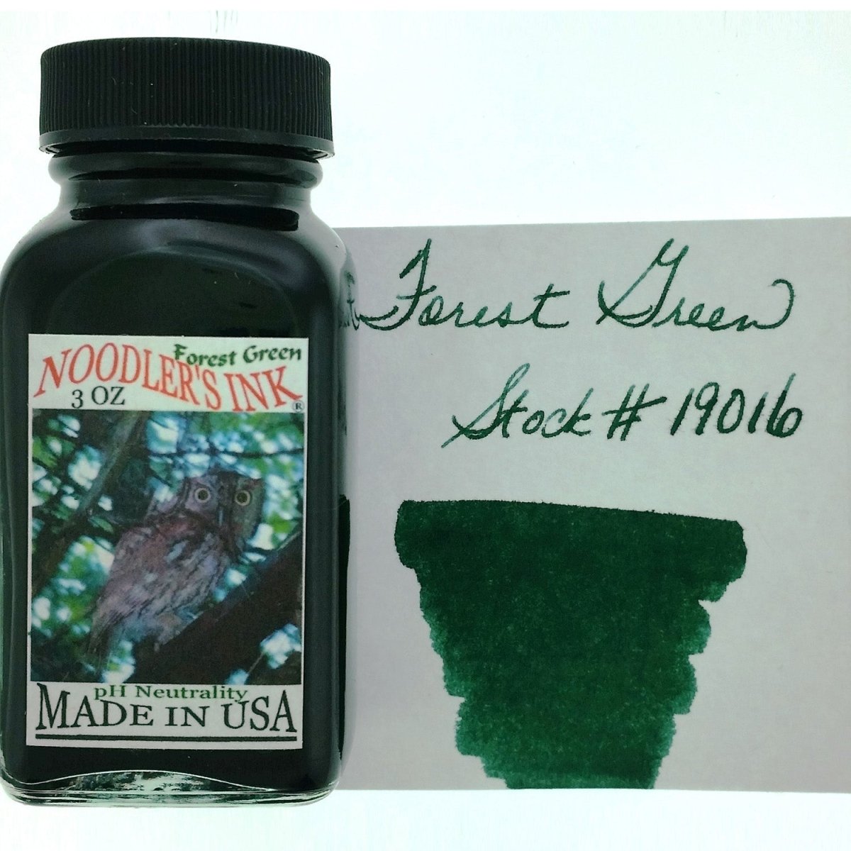 Noodler's Ink Bottle (Forest Green - 88 ML) 19016 - SCOOBOO - NL_INKBTL_FOREST_88ML_19016 - Ink