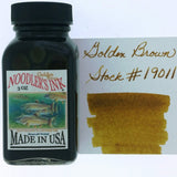 Noodler's Ink Bottle (Golden Brown - 88 ML) 19011 - SCOOBOO - NL_INKBTL_GOLDEN_88ML_19011 - Ink