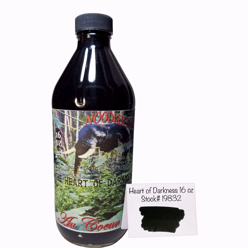 Noodler's Ink Bottle (Heart Of Darkness - 475 ML) 19832 - SCOOBOO - NL_INKBTL_HOO_475ML_19832 - Ink