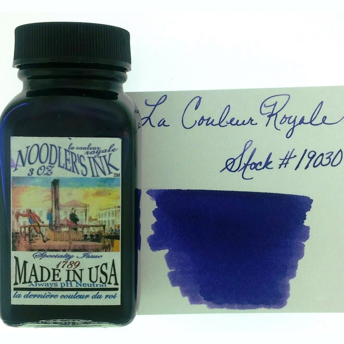 Noodler's Ink Bottle (La Couleur Royale - 88 ML) 19030 - SCOOBOO - NL_INKBTL_LACORO_88ML_19030 - Ink