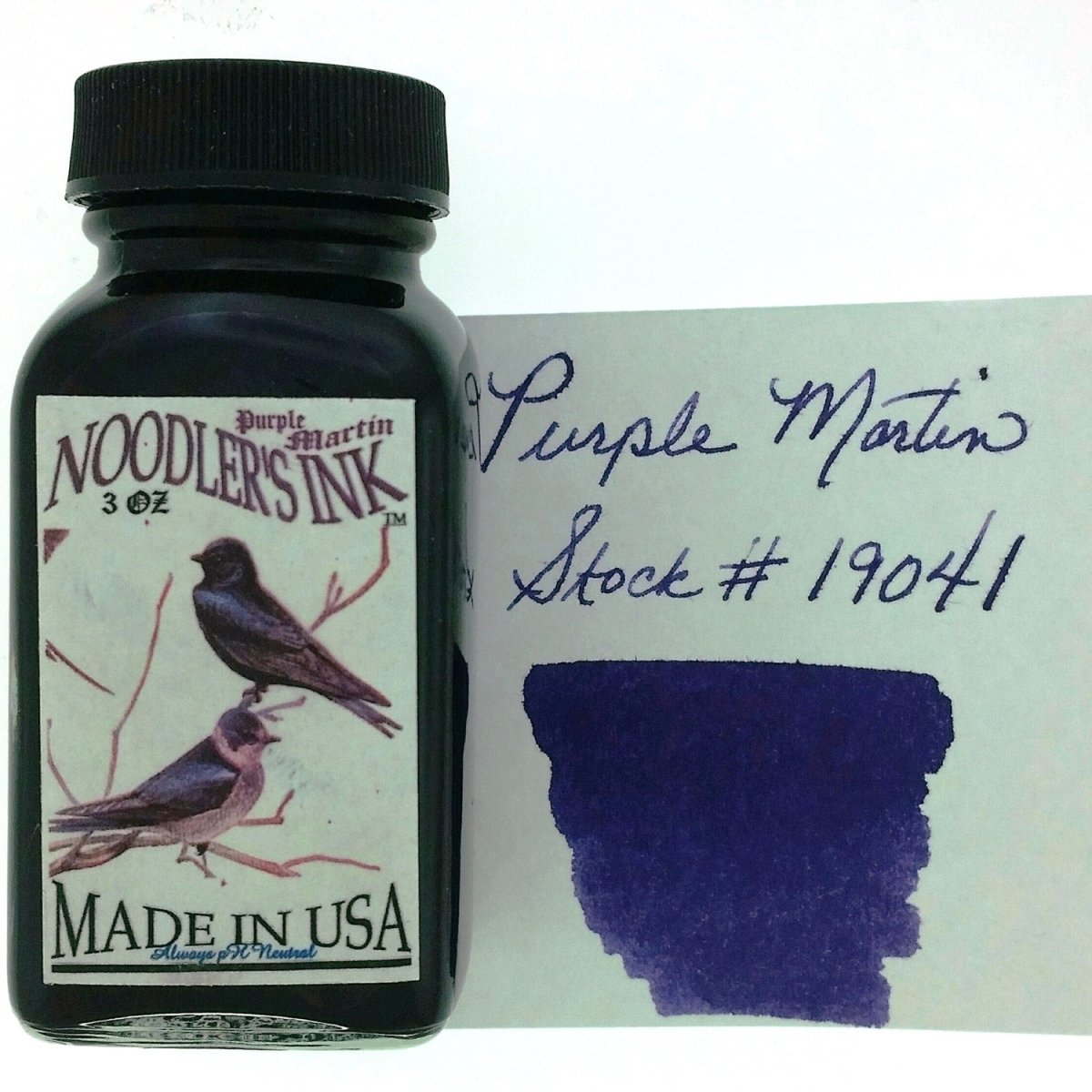 Noodler's Ink Bottle (Purple Martin - 88 ML) 19041 - SCOOBOO - NL_INKBTL_MARTIN_88ML_19041 - Ink
