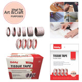 Oddy Double Sided Tissue Tape 50 Mtr - SCOOBOO - TS - 2450 A - Masking & Decoration Tapes