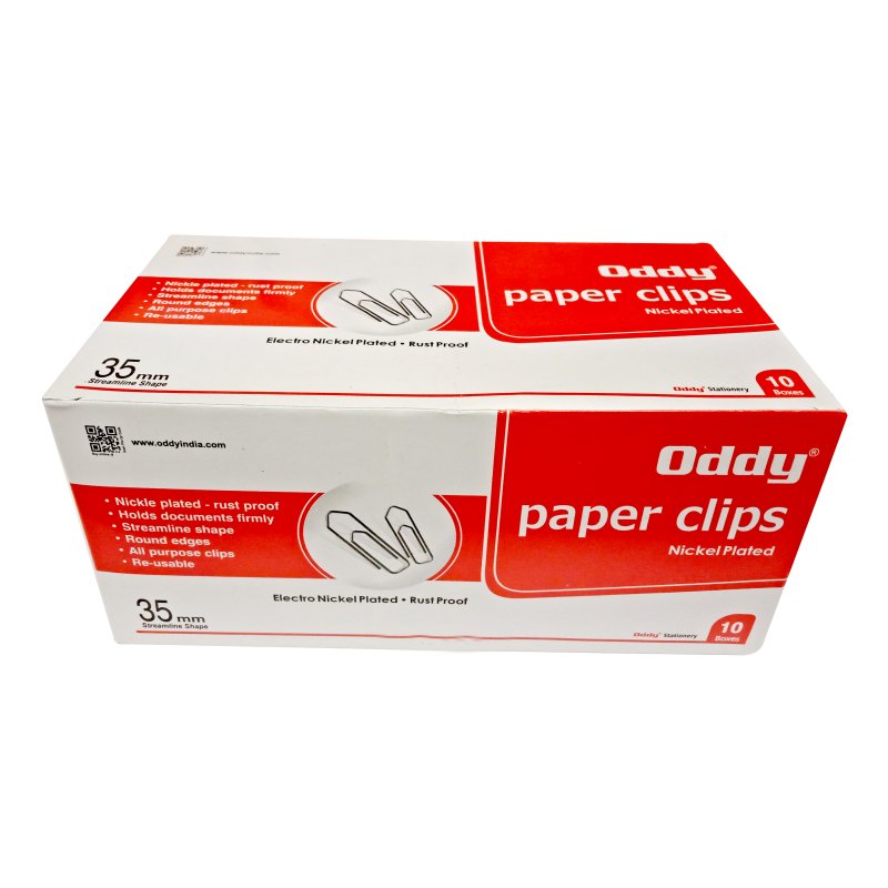 Oddy Paper Clip - SCOOBOO - PC - 35mm - Paperclips, Fasteners & Rubber bands