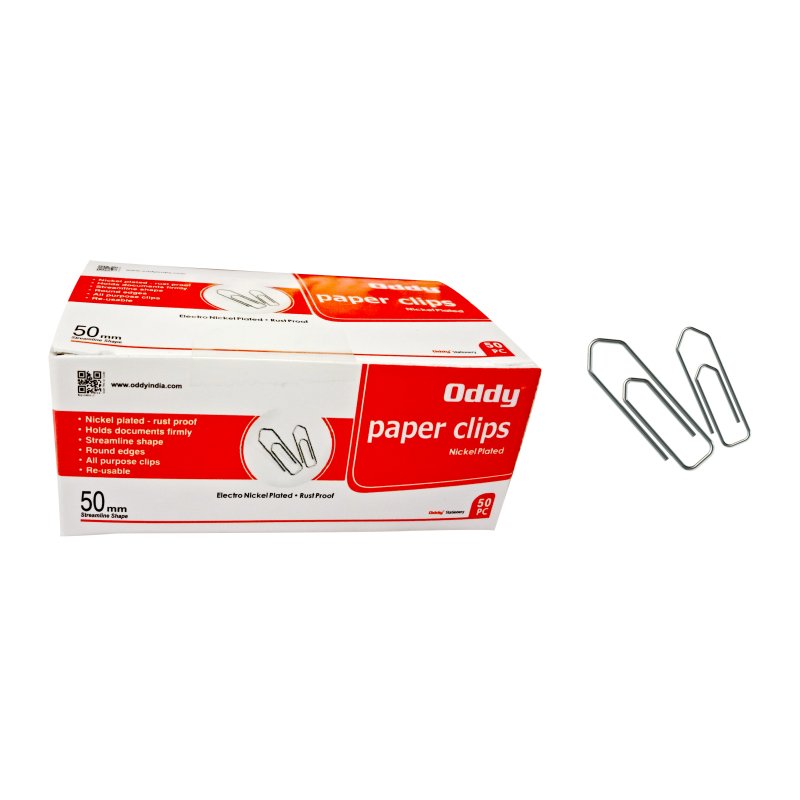 Oddy Paper Clip - SCOOBOO - PC - 50mm - Paperclips, Fasteners & Rubber bands