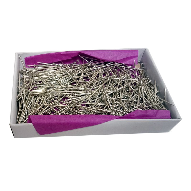 Oddy T - Pins - Nickle Plated Silver Color - TP - 50G - SCOOBOO - TP - 50G - Paperclips, Fasteners & Rubber bands