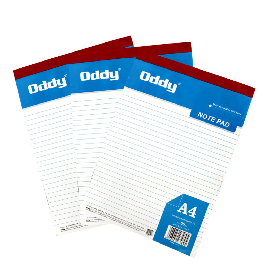 Oddy Writing Pad - (Pusta Stapled) - SCOOBOO - WPA480 - Notepads