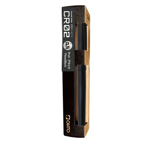 Ohto Ceramic 0.5mm Rollerball Pen - SCOOBOO - CR02 - 05 - MBK - Roller Ball Pen