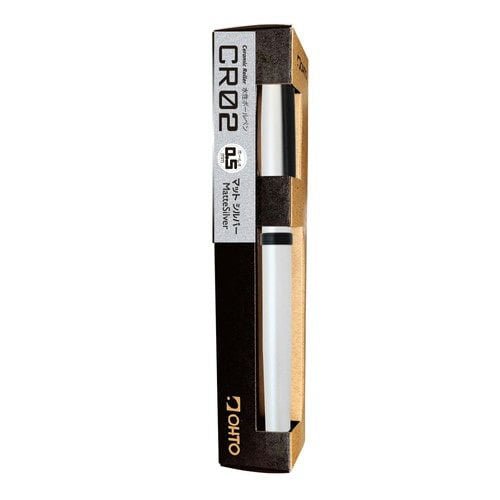 Ohto Ceramic 0.5mm Rollerball Pen - SCOOBOO - CR02 - 05 - MBK - Roller Ball Pen