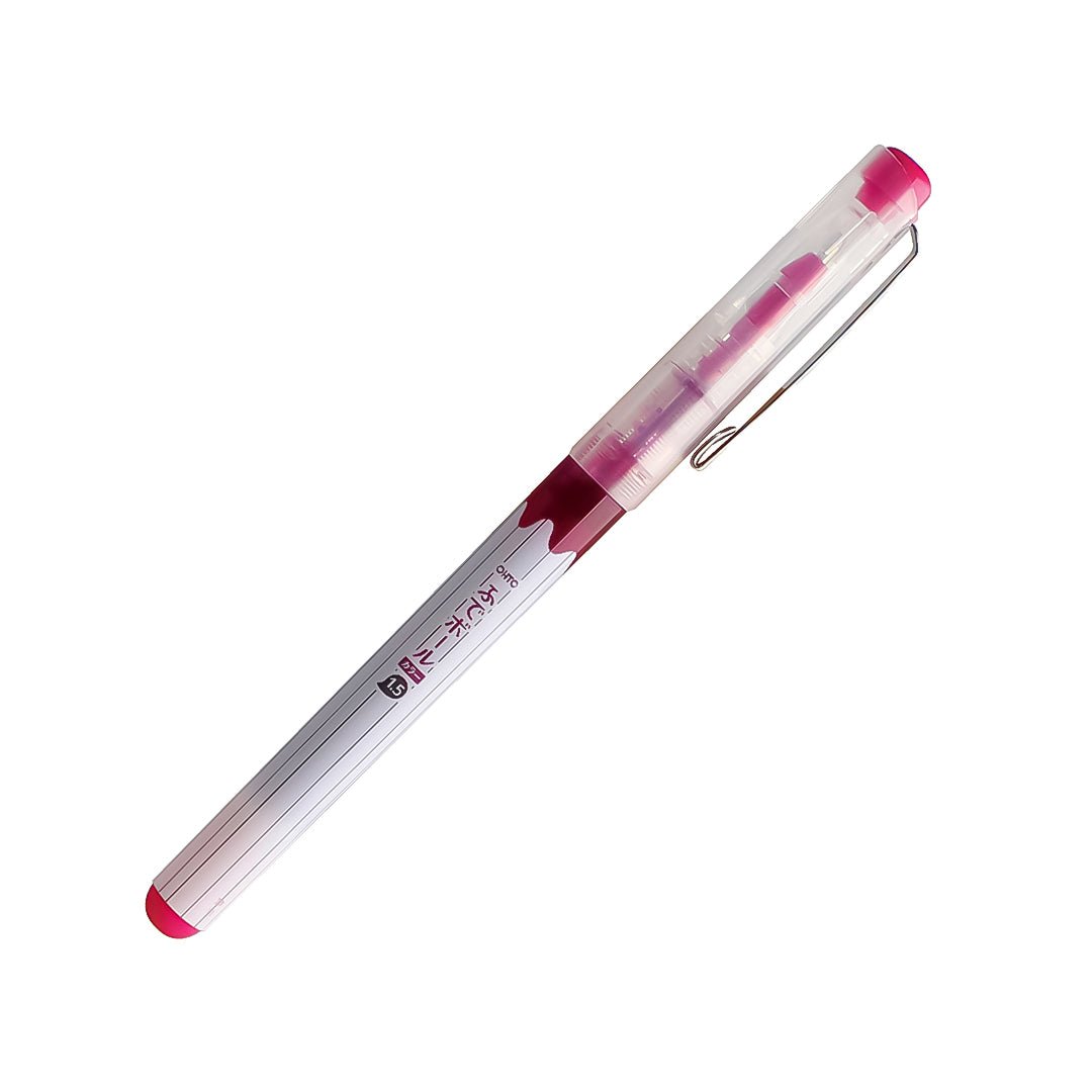 Ohto Fude Ball Color 1.5 ultra-thick Roller Ball Pen - SCOOBOO - CFR-150FBC-WR - Ball Pen