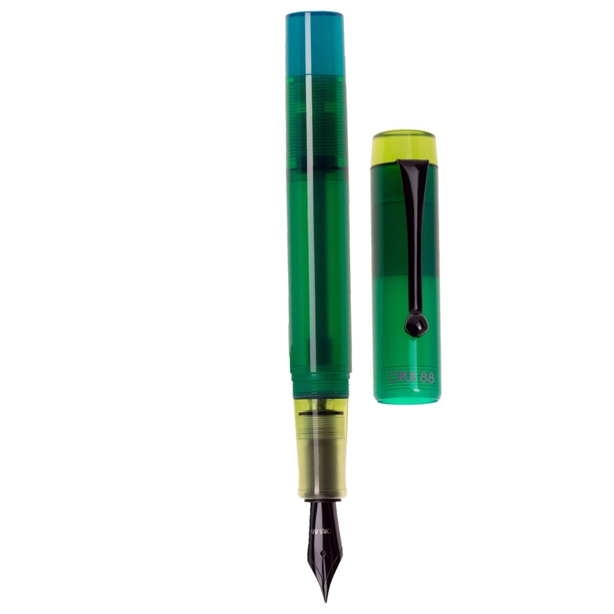 Opus 88 Demo 2024 Green Fountain pen (Special Edition) - SCOOBOO - OP88_DEMO_2024GRN_FPEF_2401001_EF - Fountain Pen