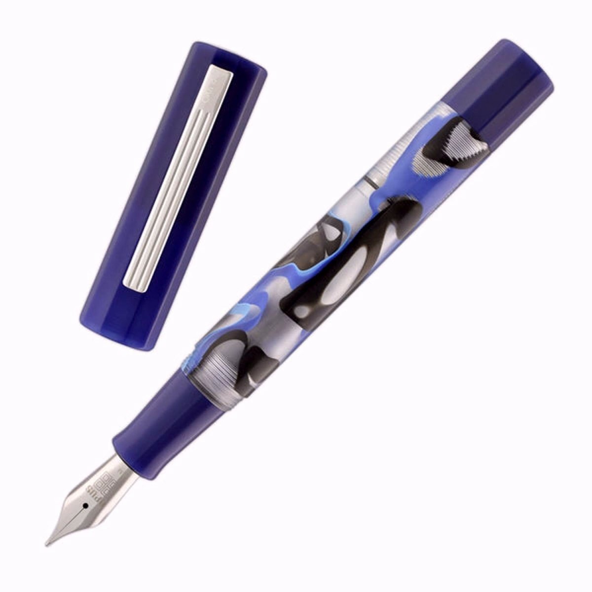 Opus 88 Flow Blue Fountain pen - SCOOBOO - OP88_FLW_BLU_FPEF_96087802_EF - Fountain Pen