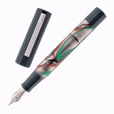 Opus 88 Flow Green Fountain pen - SCOOBOO - OP88_FLW_GRN_FPEF_96087803_EF - Fountain Pen