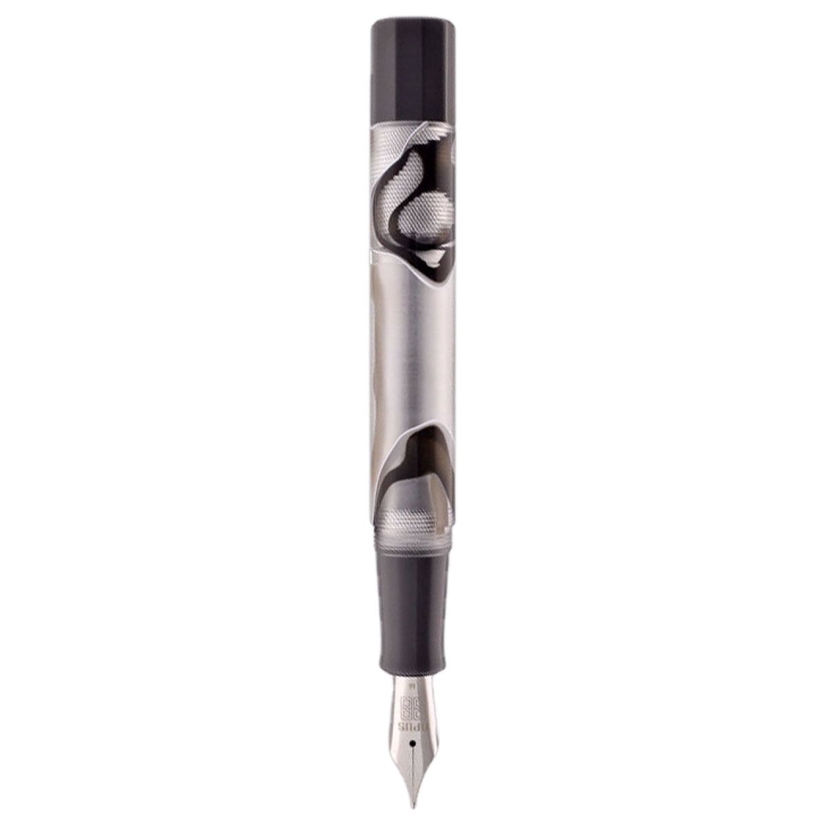 Opus 88 Flow Grey Fountain pen - SCOOBOO - OP88_FLW_GRY_FPEF_96087804_EF - Fountain Pen