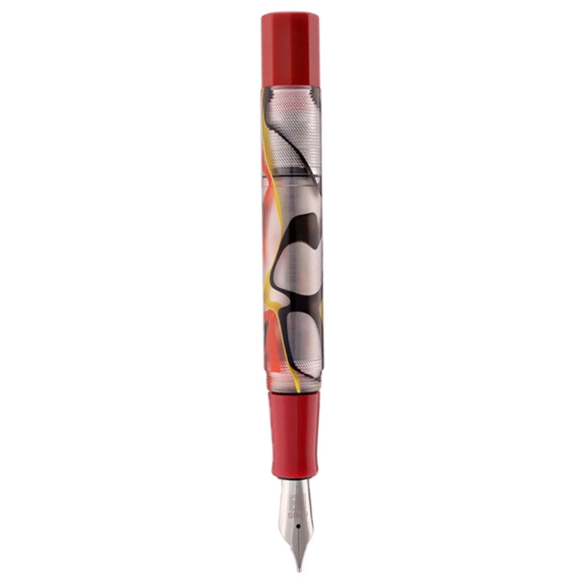 Opus 88 Flow Red Fountain pen - SCOOBOO - OP88_FLW_RED_FPEF_96087801_EF - Fountain Pen