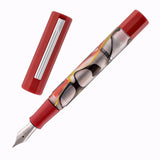 Opus 88 Flow Red Fountain pen - SCOOBOO - OP88_FLW_RED_FPEF_96087801_EF - Fountain Pen