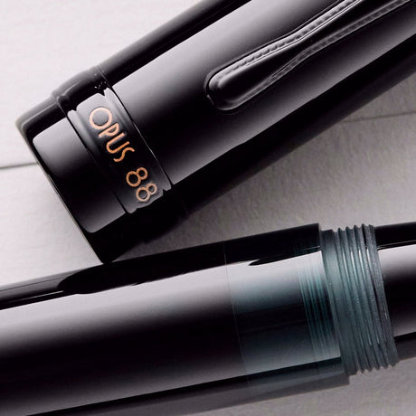 Opus 88 Jazz All Black Fountain pen - SCOOBOO - OP88_JZZ_ALLBLK_FPEF_97010725BLK_EF - Fountain Pen