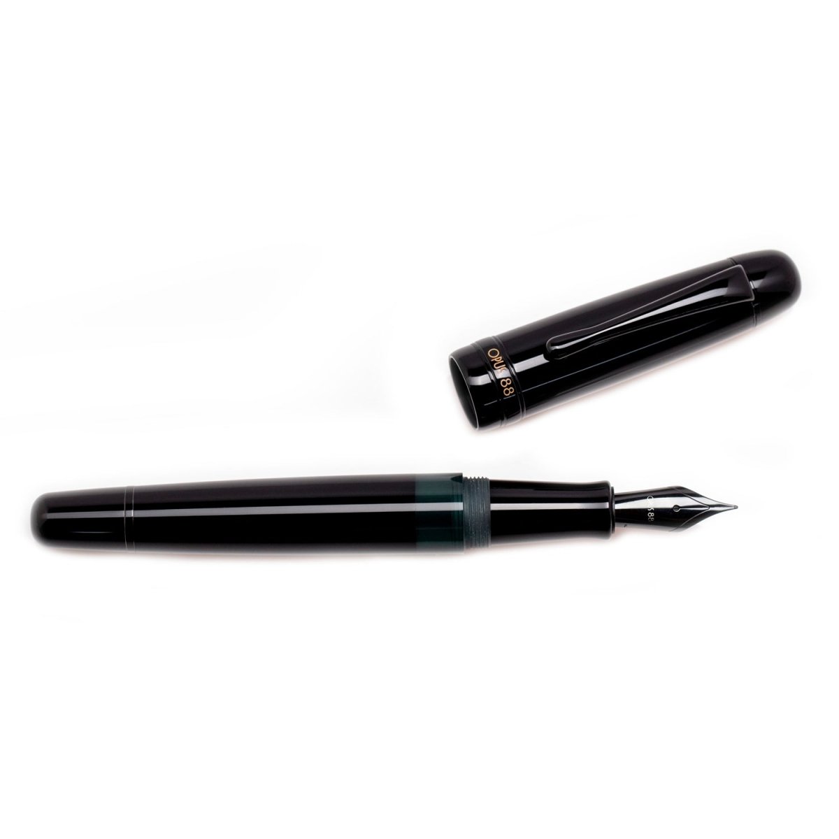 Opus 88 Jazz All Black Fountain pen - SCOOBOO - OP88_JZZ_ALLBLK_FPEF_97010725BLK_EF - Fountain Pen