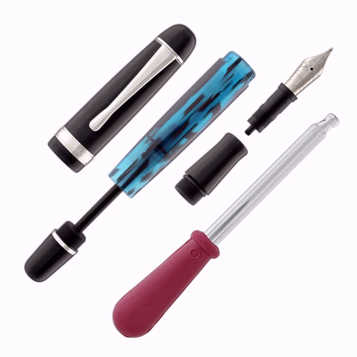 Opus 88 Jazz Blue Fountain pen - SCOOBOO - OP88_JZZ_BLU_FPEF_97010721_EF - Fountain Pen