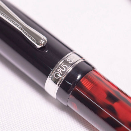 Opus 88 Jazz Red Fountain pen - SCOOBOO - OP88_JZZ_RED_FPEF_97010724_EF - Fountain Pen