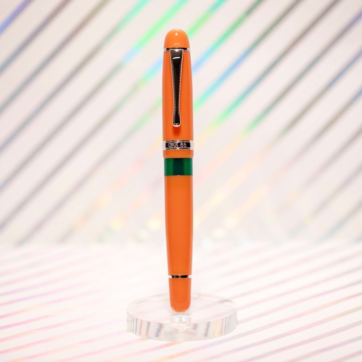 Opus 88 Jazz Solid Orange Fountain pen - SCOOBOO - OP88_JZZ_SLDORN_FPEF_97010727_EF - Fountain Pen