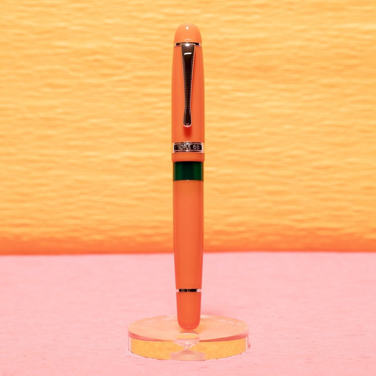 Opus 88 Jazz Solid Orange Fountain pen - SCOOBOO - OP88_JZZ_SLDORN_FPEF_97010727_EF - Fountain Pen