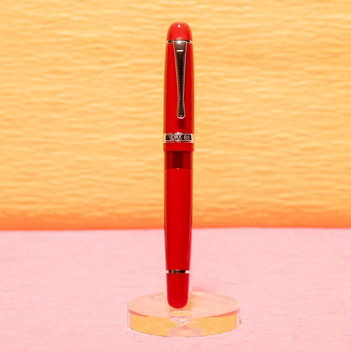 Opus 88 Jazz Solid Red Fountain pen - SCOOBOO - OP88_JZZ_SLDRED_FPEF_97010726_EF - Fountain Pen