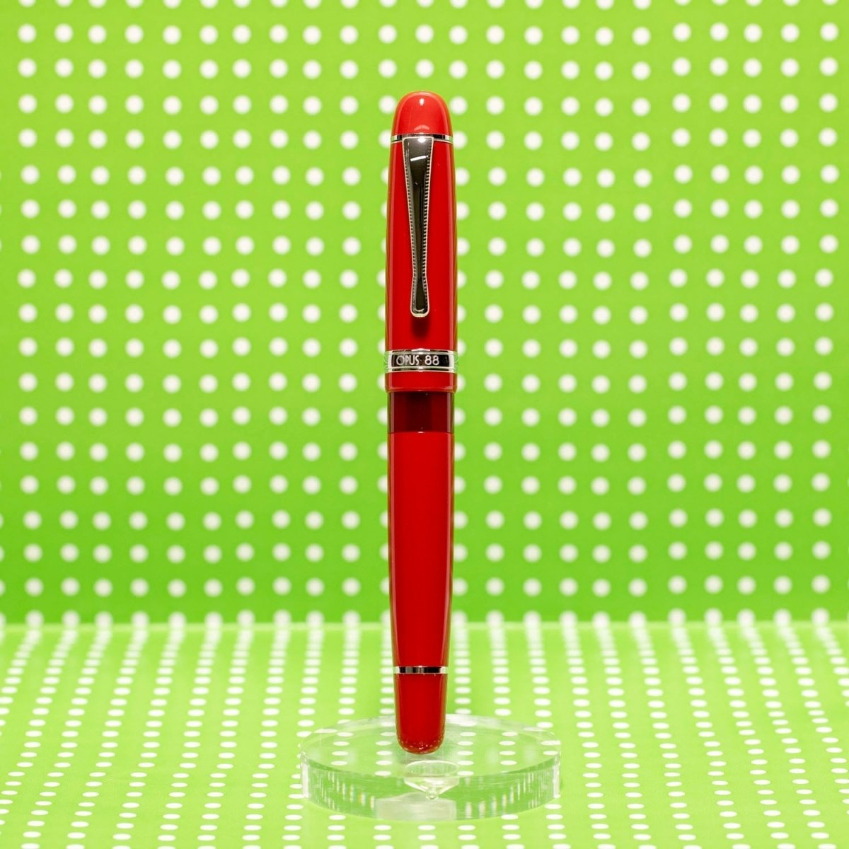 Opus 88 Jazz Solid Red Fountain pen - SCOOBOO - OP88_JZZ_SLDRED_FPEF_97010726_EF - Fountain Pen