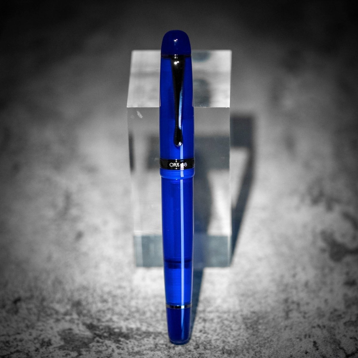 Opus 88 Jazz Transparent Blue Fountain pen - SCOOBOO - OP88_JZZ_TRNS_BLU_FPEF_97010732_EF - Fountain Pen