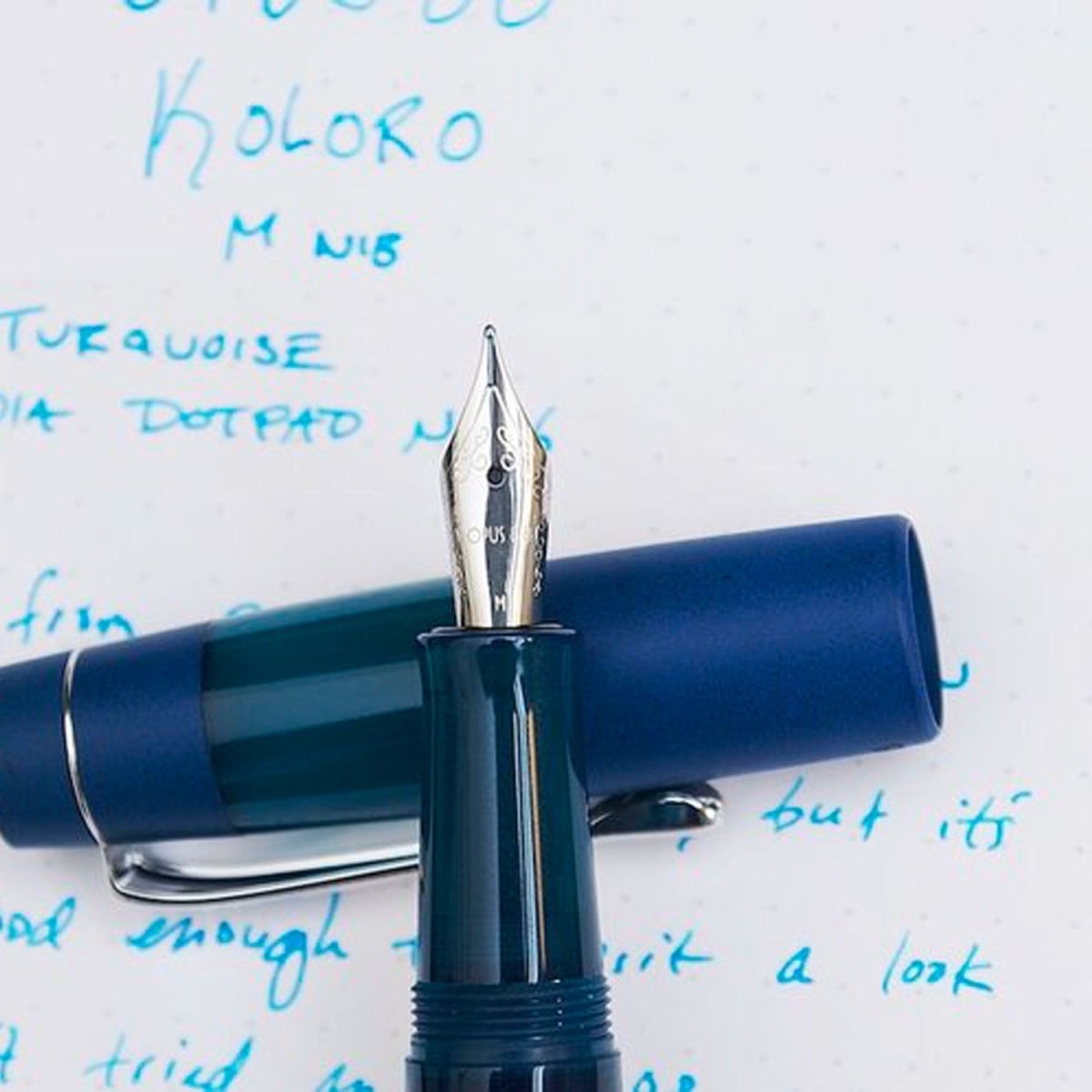 Opus 88 Koloro Blue Fountain pen - SCOOBOO - OP88_KLRO_BLU_FPEF_96083902_EF - Fountain Pen