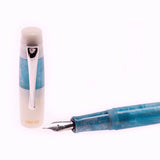 Opus 88 Koloro White/Blue Fountain pen - SCOOBOO - OP88_KLRO_WHTBLU_FPEF_96083908_EF - Fountain Pen